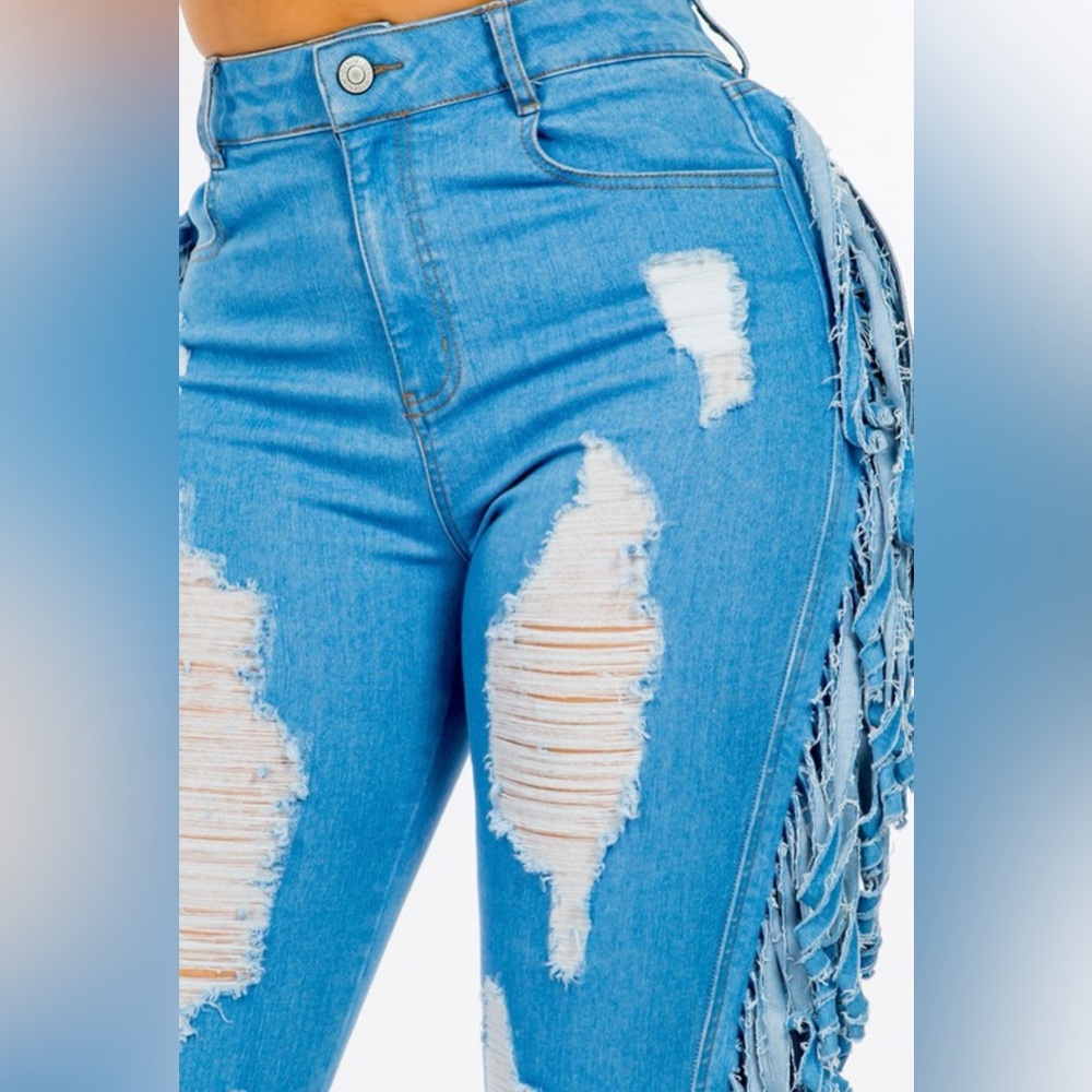 Let’s go girl’s fringe denim (35% off March Madness - Picture 2 of 6